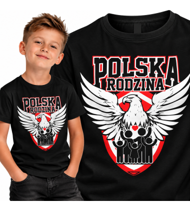 Koszulka dziecięca Polska Rodzina 2